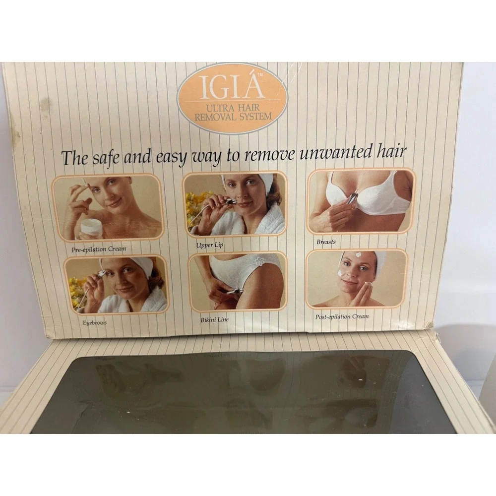 IGIA Ultra Hair Removal System Model BM4020 Vintage Electrolysis Kit with Box